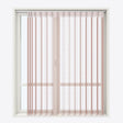 Stripe Mistry Rose Day & Night Vertical Sheer 40cm - Zen Shades