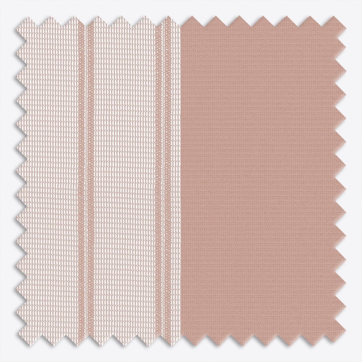 Stripe Mistry Rose Day & Night Vertical Sheer 40cm - Zen Shades