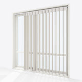 Stripe Moonbeam Day & Night Vertical Sheer 40cm - Zen Shades