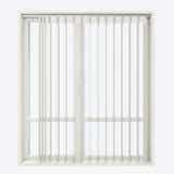 Stripe Moonbeam Day & Night Vertical Sheer 40cm - Zen Shades