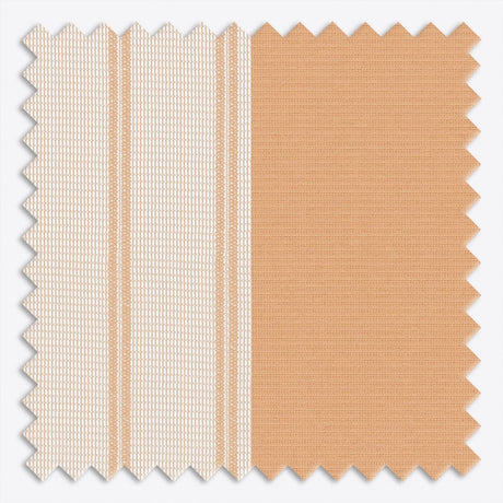 Stripe Peach Nougat Day & Night Vertical Sheer 40cm - Zen Shades
