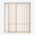 Stripe Peach Nougat Day & Night Vertical Sheer 40cm - Zen Shades