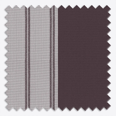Stripe Purple Day & Night Vertical Sheer 40cm - Zen Shades