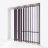Stripe Purple Day & Night Vertical Sheer 40cm - Zen Shades