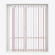 Stripe Quartz Rose Day & Night Vertical Sheer 40cm - Zen Shades