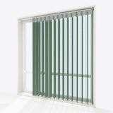 Stripe Refreshing Green Day & Night Vertical Sheer 40cm - Zen Shades