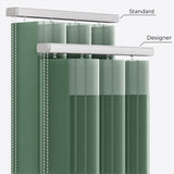 Stripe Refreshing Green Day & Night Vertical Sheer 40cm - Zen Shades