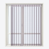 Stripe Sparrow Day & Night Vertical Sheer 40cm - Zen Shades