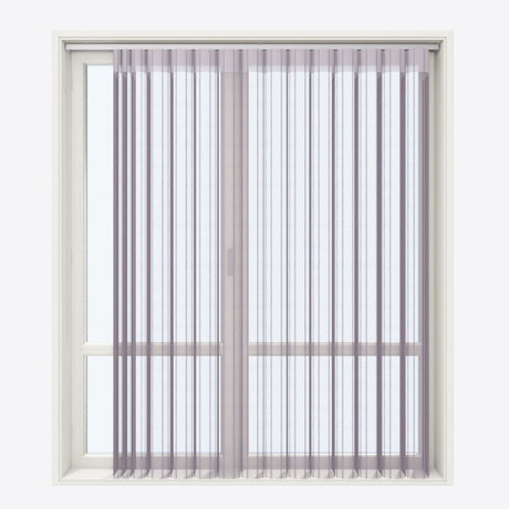 Stripe Sparrow Day & Night Vertical Sheer 40cm - Zen Shades