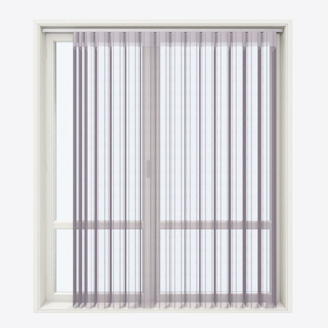 Stripe Sparrow Day & Night Vertical Sheer 40cm - Zen Shades