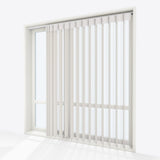 Stripe Star White Day & Night Vertical Sheer 40cm - Zen Shades