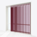 Stripe Syrah Day & Night Vertical Sheer 40cm - Zen Shades