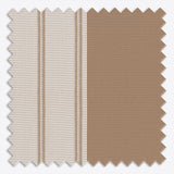 Stripe Tiger's Eye Day & Night Vertical Sheer 40cm - Zen Shades