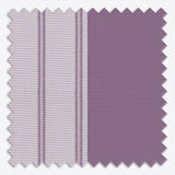 Stripe Vintage Violet Day & Night Vertical Sheer 40cm - Zen Shades