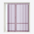 Stripe Winter Bloom Day & Night Vertical Sheer 40cm - Zen Shades