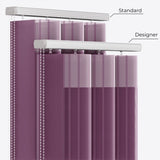 Stripe Winter Bloom Day & Night Vertical Sheer 40cm - Zen Shades