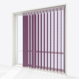 Stripe Winter Bloom Day & Night Vertical Sheer 40cm - Zen Shades