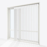 Supreme Brilliant White Day & Night Vertical Sheer 33cm - Zen Shades