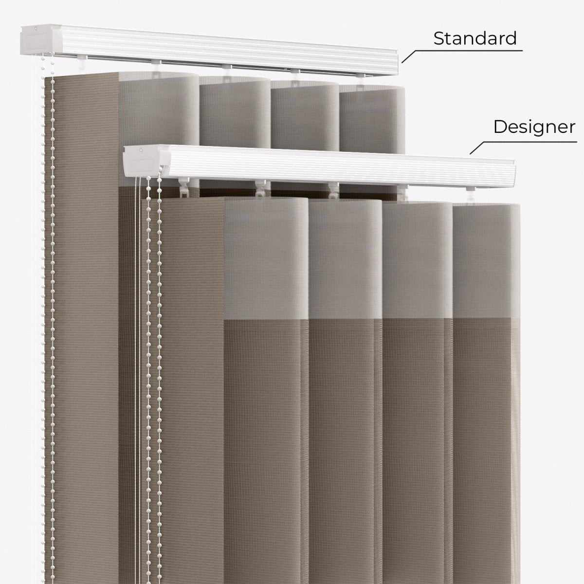 Supreme Canteen Day & Night Vertical Sheer 33cm - Zen Shades