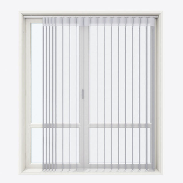 Supreme Formal Grey Day & Night Vertical Sheer 33cm - Zen Shades