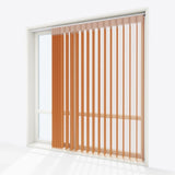 Supreme Honey Ginger Day & Night Vertical Sheer 33cm - Zen Shades