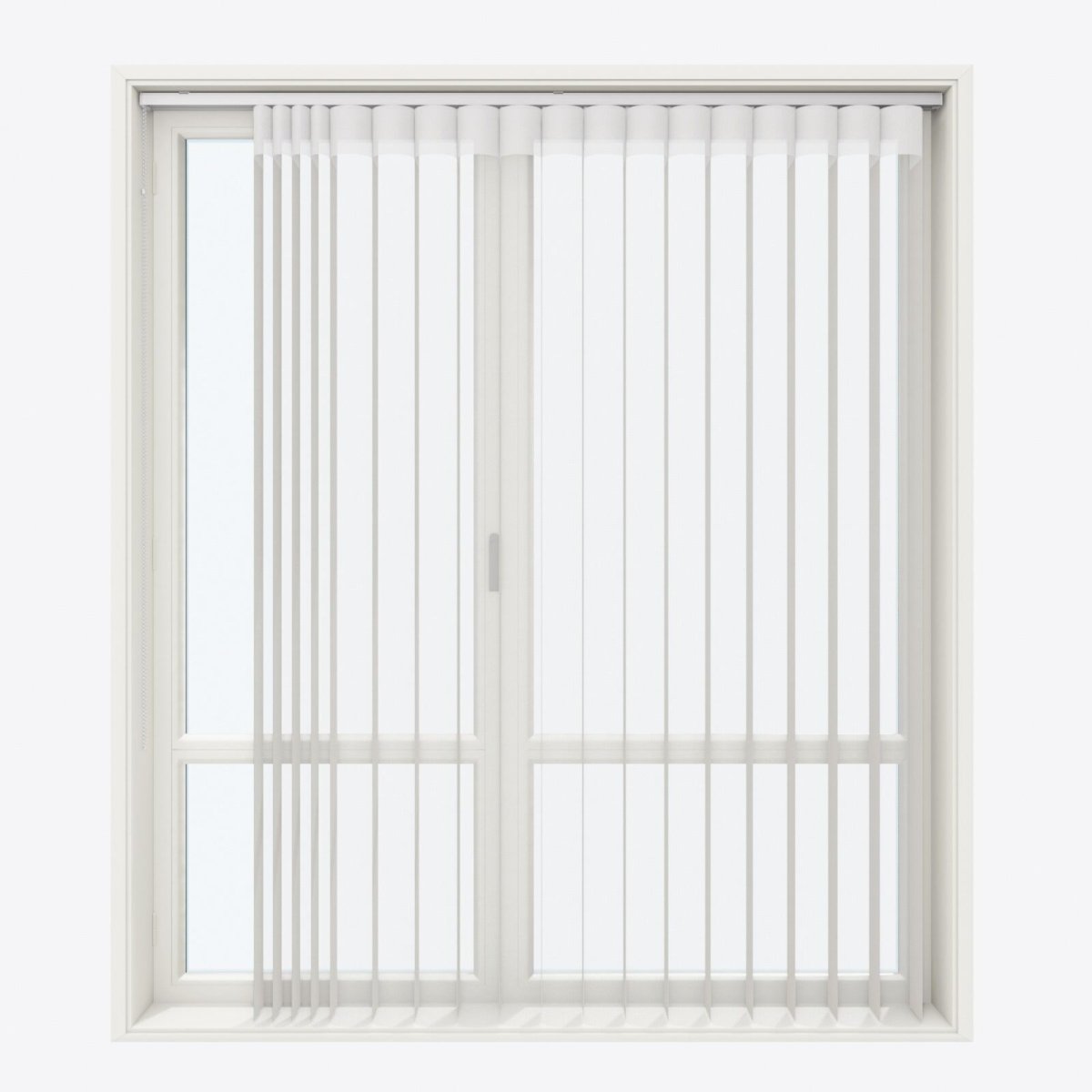 Supreme Light Gray Day & Night Vertical Sheer 33cm - Zen Shades