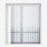 Supreme Light Grey & Slate Grey Day & Night Vertical Sheer 33cm - Zen Shades