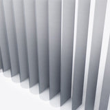 Supreme Light Grey & Slate Grey Day & Night Vertical Sheer 33cm - Zen Shades