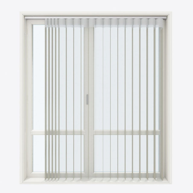 Supreme Matte Olive Day & Night Vertical Sheer 33cm - Zen Shades