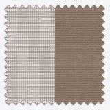 Supreme Moor Oak Grey Day & Night Vertical Sheer 33cm - Zen Shades
