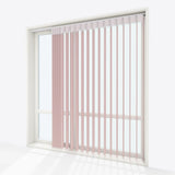 Supreme Powder Rose Day & Night Vertical Sheer 33cm - Zen Shades