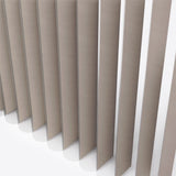 Supreme Sandstone Grey Day & Night Vertical Sheer 33cm - Zen Shades