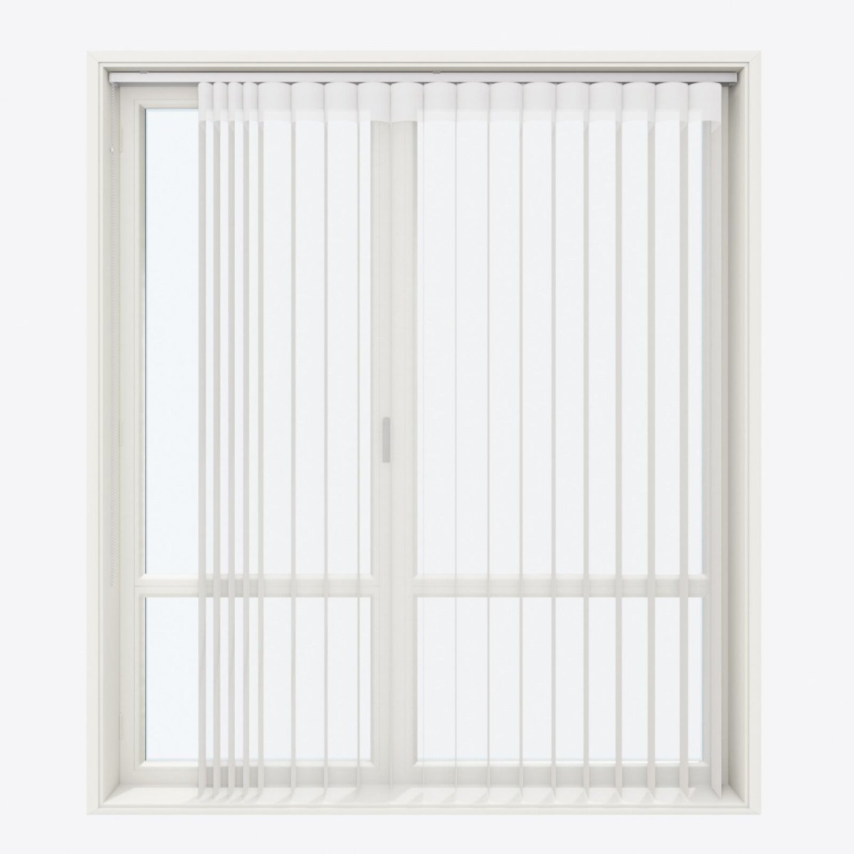 Supreme Star White Day & Night Vertical Sheer 33cm - Zen Shades