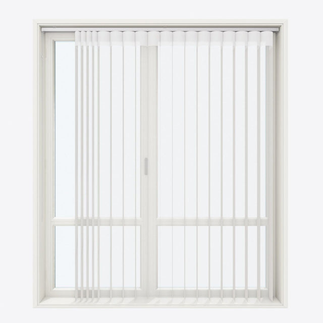 Supreme Star White Day & Night Vertical Sheer 33cm - Zen Shades