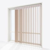 Supreme Travertine Day & Night Vertical Sheer 33cm - Zen Shades