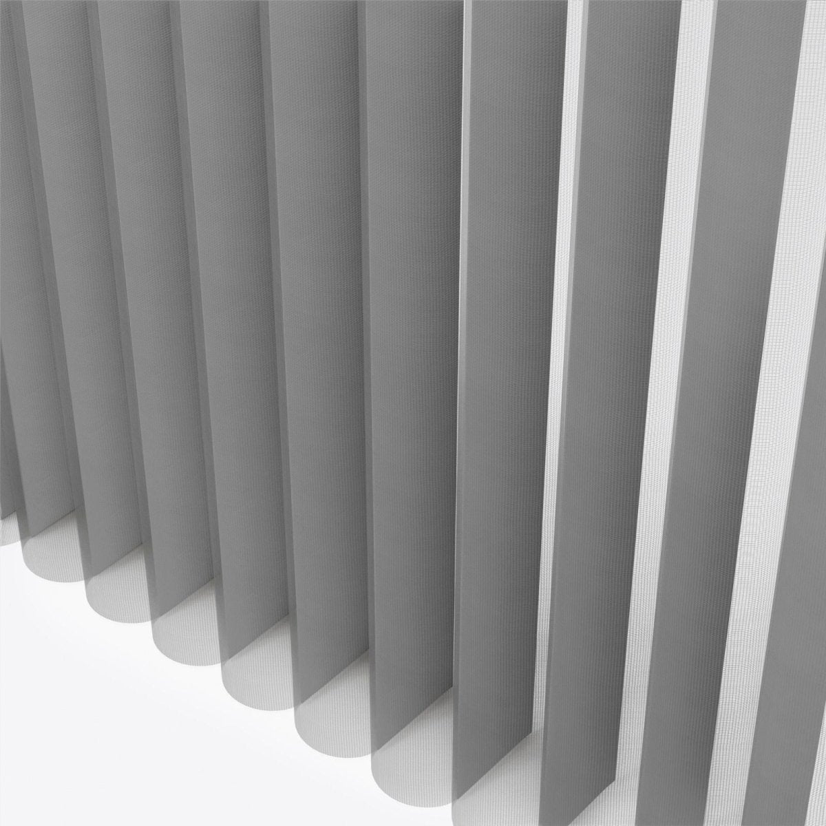 Supreme White & Mocha Black Print Day & Night Vertical Sheer 33cm - Zen Shades