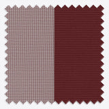 Supreme Wine Red Day & Night Vertical Sheer 33cm - Zen Shades