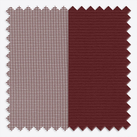 Supreme Wine Red Day & Night Vertical Sheer 33cm - Zen Shades