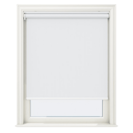 Tecnica Brilliant White Blackout No Drill Roller Blinds - Zen Blinds