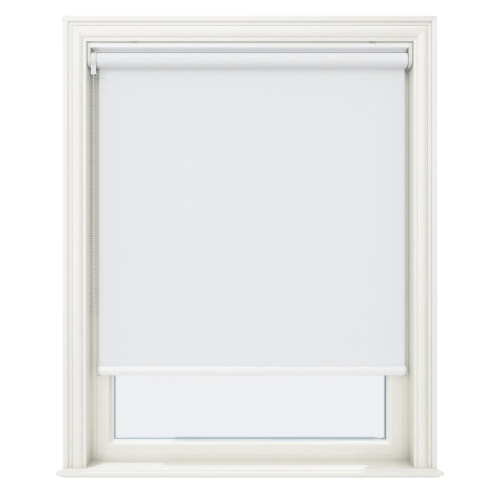 Tecnica Brilliant White Blackout No Drill Roller Blinds - Zen Blinds