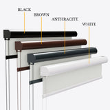 Tecnica Papyrus White Blackout Roller Blinds - Zen Blinds