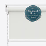 Tecnica Papyrus White Blackout Roller Blinds - Zen Blinds