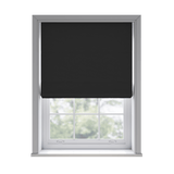 Trace Ebony Roman Blinds - Zen Shades