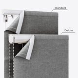 Valeria Flint Gray Roman Blinds - Zen Shades