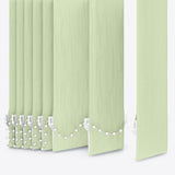 Van Gogh Avocado Cream Vertical Blinds - Zen Shades