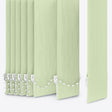 Van Gogh Avocado Cream Vertical Blinds Replacement Slats - Zen Shades