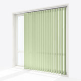 Van Gogh Avocado Cream Vertical Blinds Replacement Slats - Zen Shades