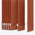 Van Gogh Burnt Ochre Vertical Blinds Replacement Slats - Zen Shades
