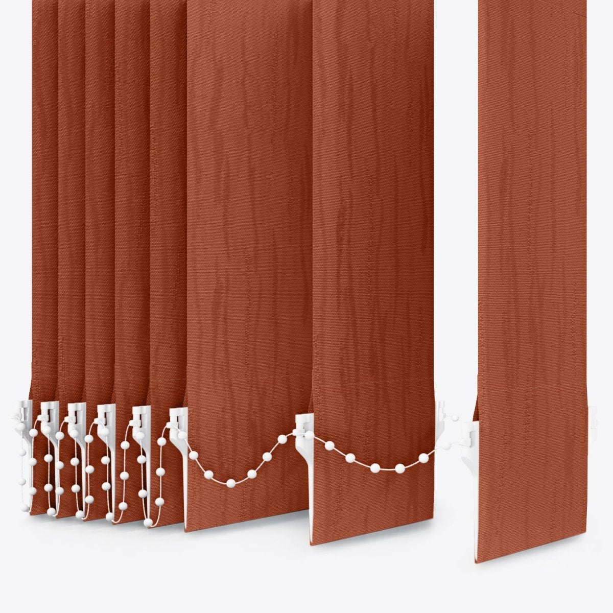 Van Gogh Burnt Ochre Vertical Blinds Replacement Slats - Zen Shades
