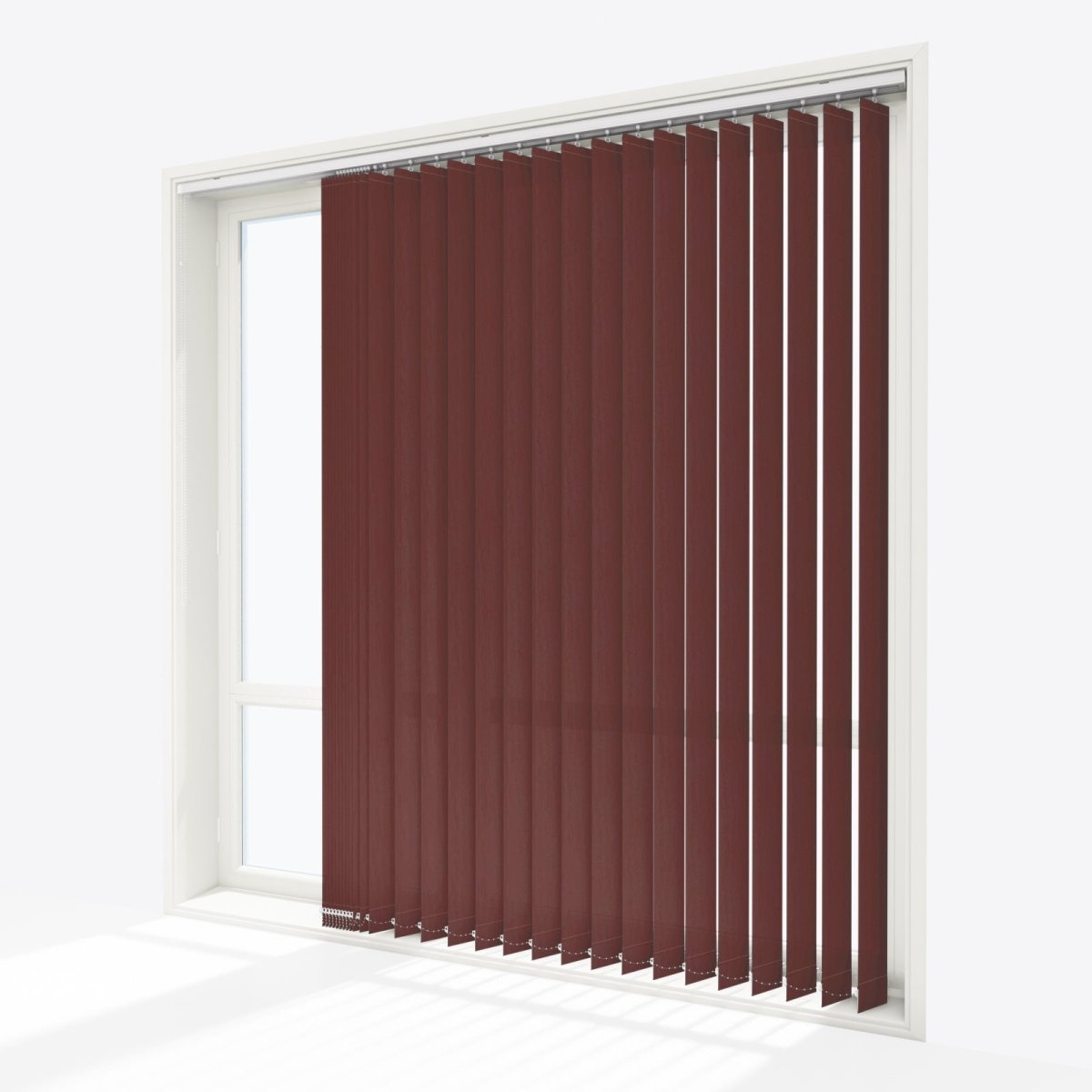 Van Gogh Coffee Brown Vertical Blinds - Zen Shades